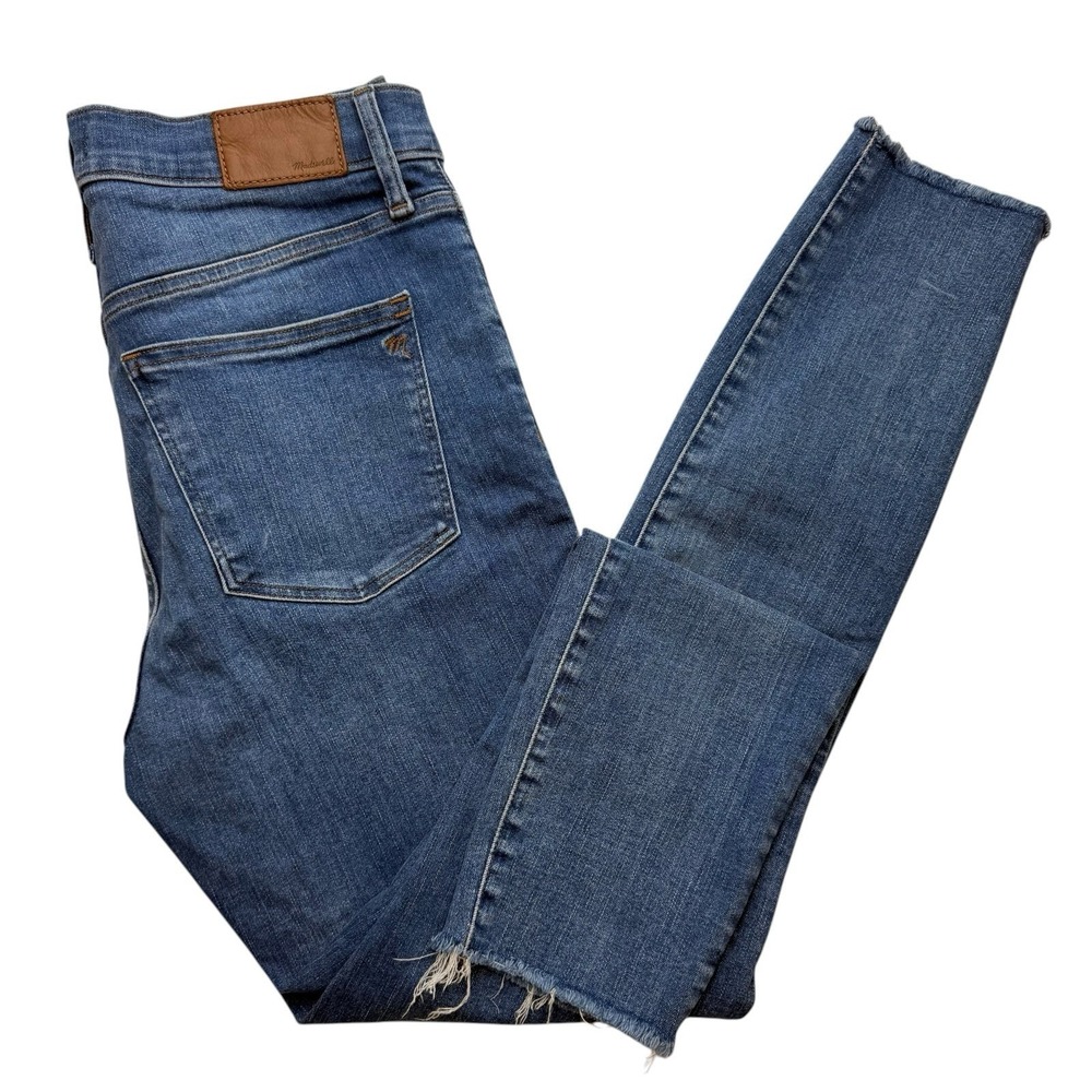 Madewell 9" Mid Rise Skinny Jeans Women's Size 29 Light Blue Denim Pants